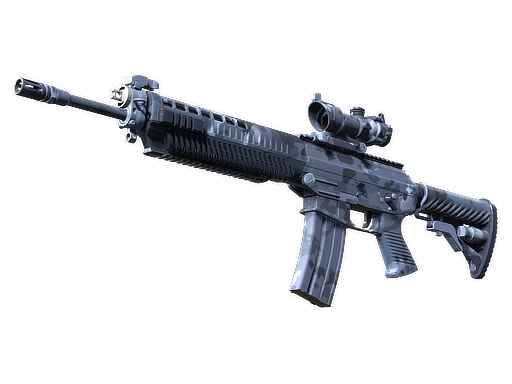 SG 553 | Night Camo (Field-Tested)
