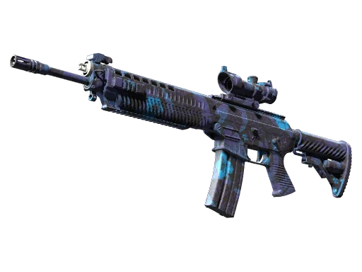 Souvenir SG 553 | Aloha (Minimal Wear)