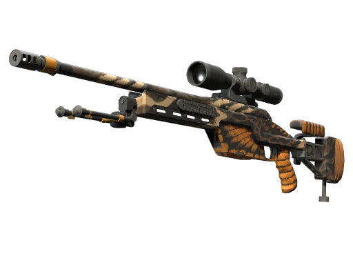 StatTrak™ SSG 08 | Death's Head (Well-Worn)