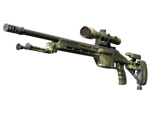 Souvenir SSG 08 | Lichen Dashed (Battle-Scarred)