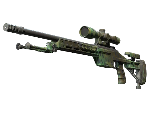 Souvenir SSG 08 | Jungle Dashed (Battle-Scarred)
